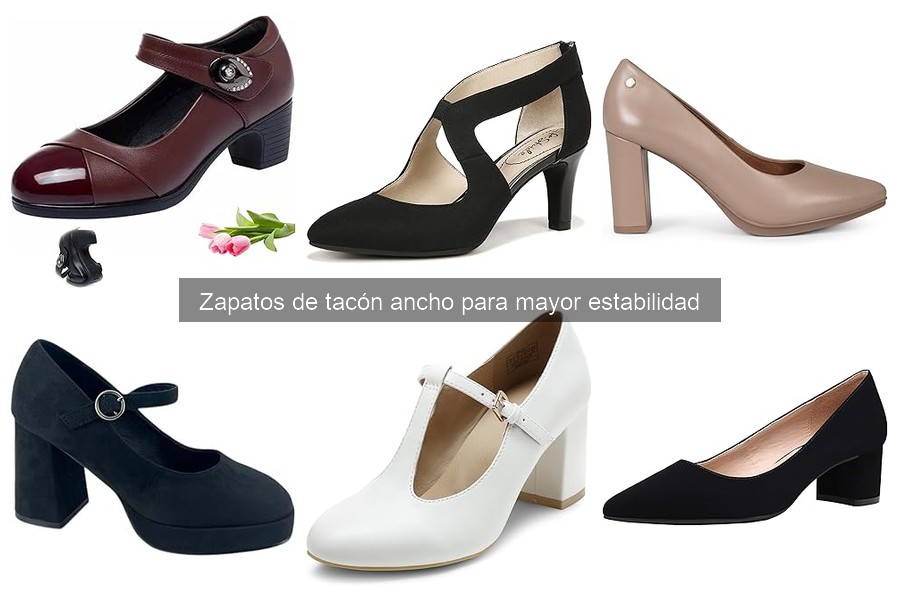 Comparativa: Tacones Anchos vs. Tacones Delgados para Mujeres