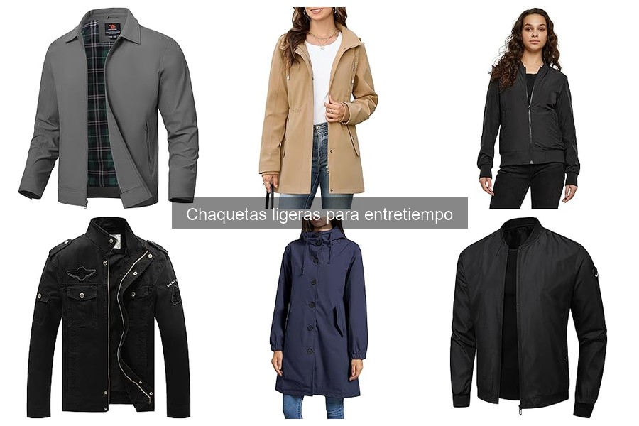 Compatibilidad de chaquetas ligeras con estilos de ropa