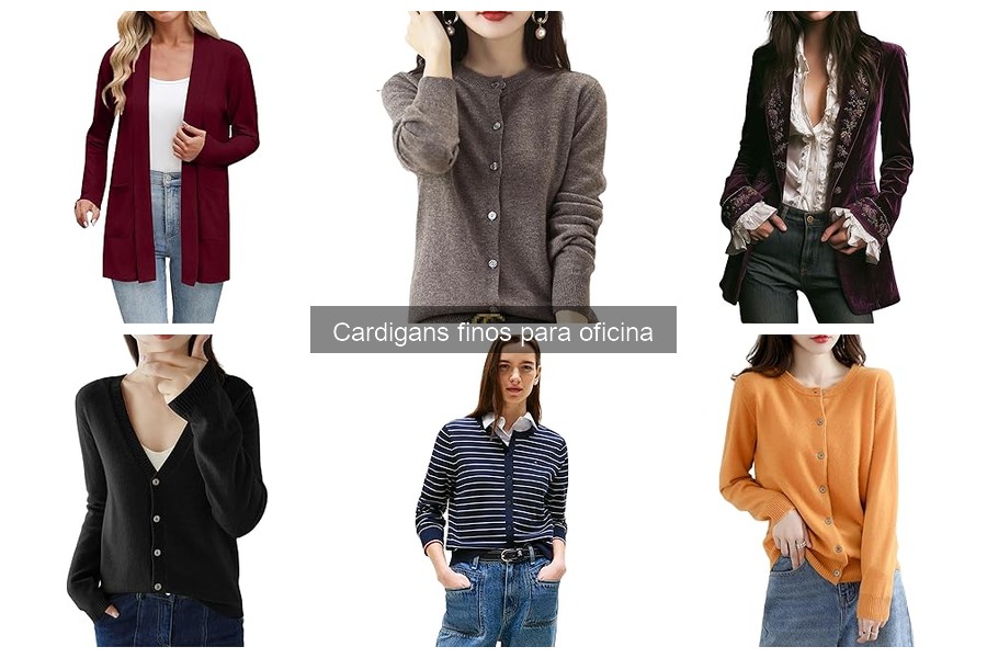 Compra los Mejores Cardigans Finos para Oficina Online