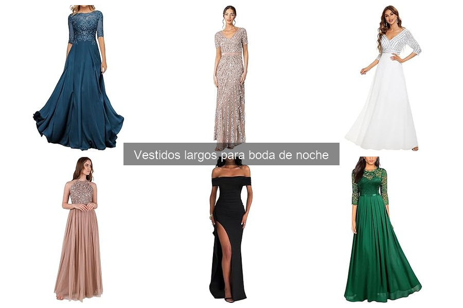 Compra vestidos largos para bodas de noche a buen precio