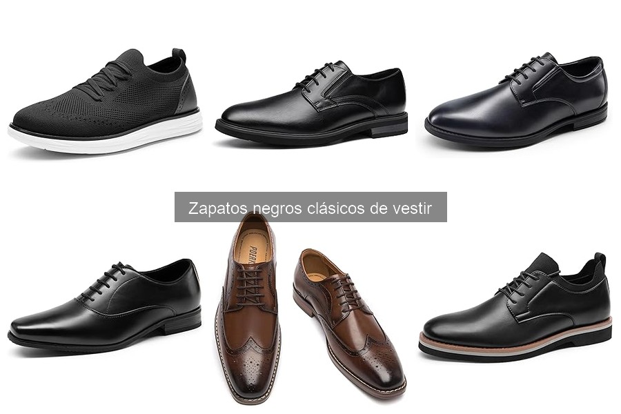 ¿Cuándo invertir en zapatos negros clásicos de vestir?