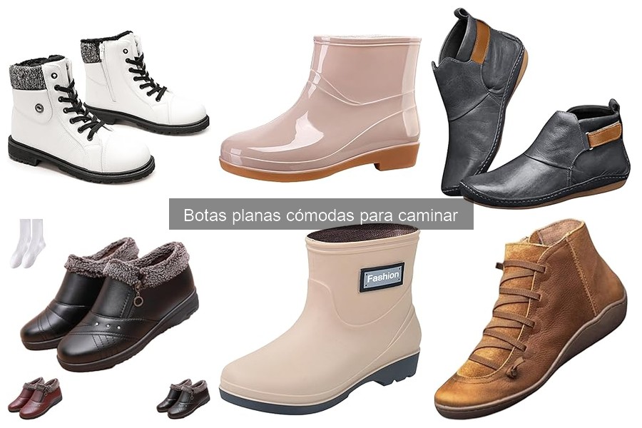 ¿Cuándo usar botas planas cómodas para caminar?