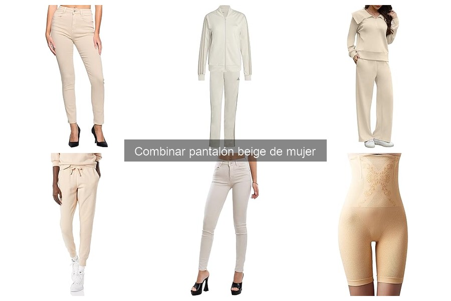 Cuándo usar pantalón beige de mujer en cada temporada