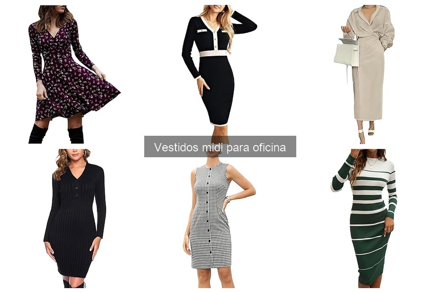 Cuidados y mantenimiento de vestidos midi para oficina