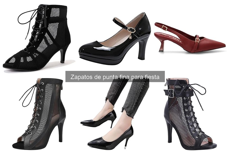 Descubre los zapatos de punta fina para fiesta: estilo y elegancia