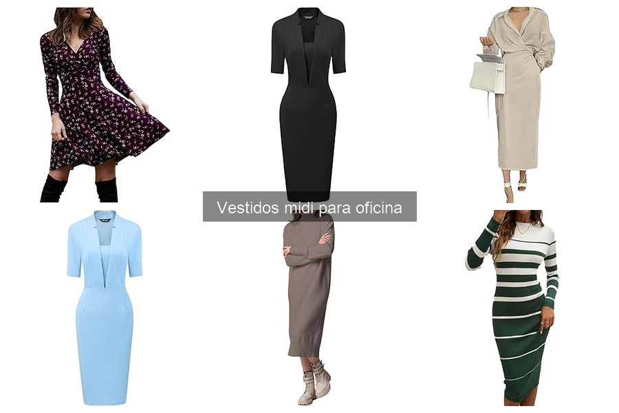 Descubre qué son los vestidos midi para oficina