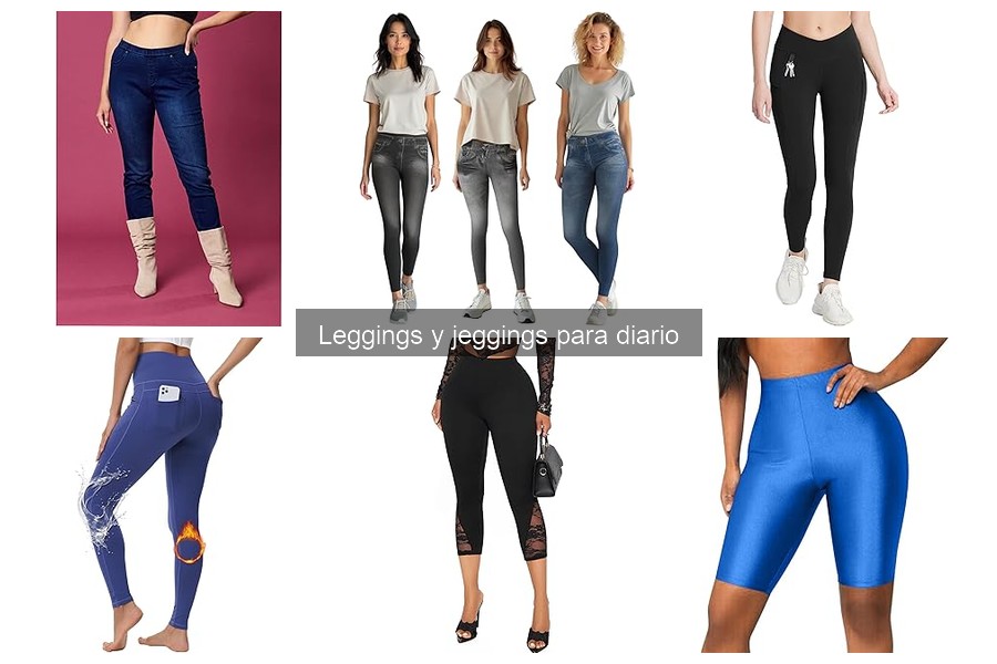 Diferencias entre leggings y jeggings: Guía práctica