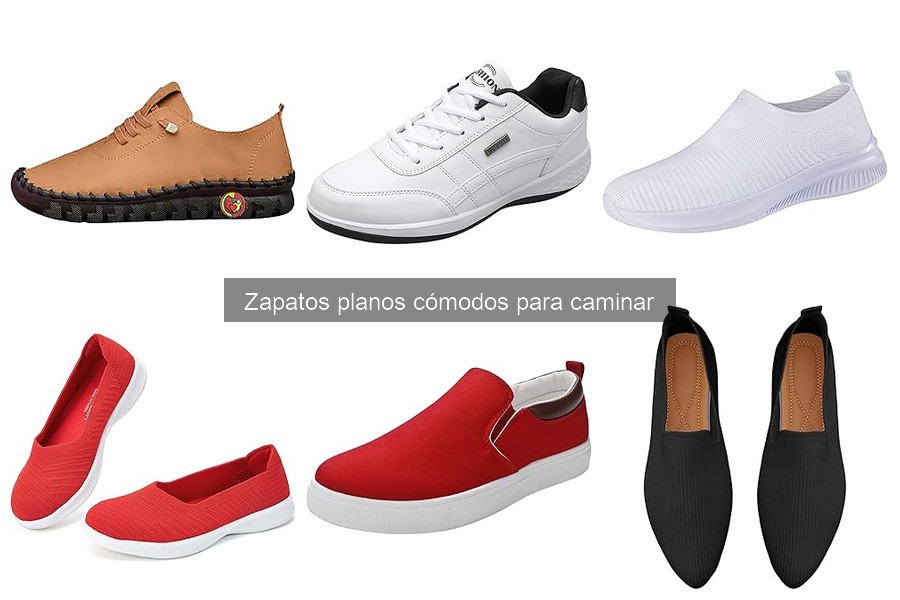 Diferencias entre zapatos planos cómodos para caminar