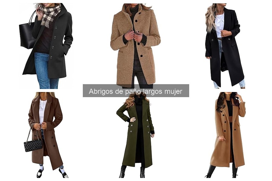 Dónde comprar abrigos de paño largos para mujer: tiendas y ofertas