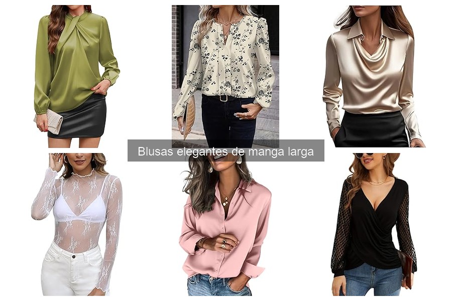 ** Dónde comprar blusas elegantes de manga larga con descuentos