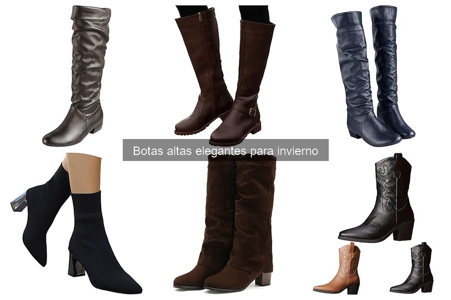 Dónde comprar botas altas elegantes para invierno al mejor precio