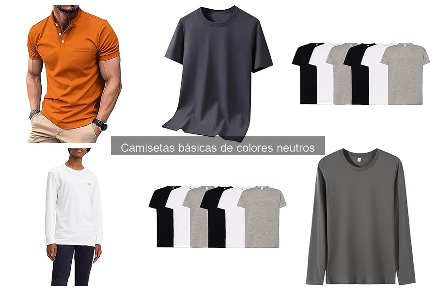 Dónde comprar camisetas básicas de colores neutros online