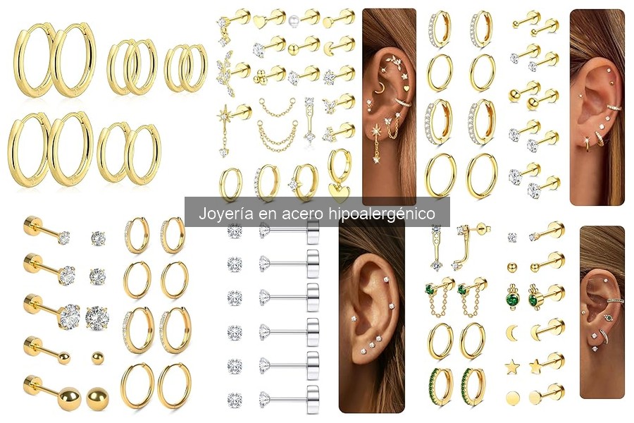 Dónde comprar joyería en acero hipoalergénico online