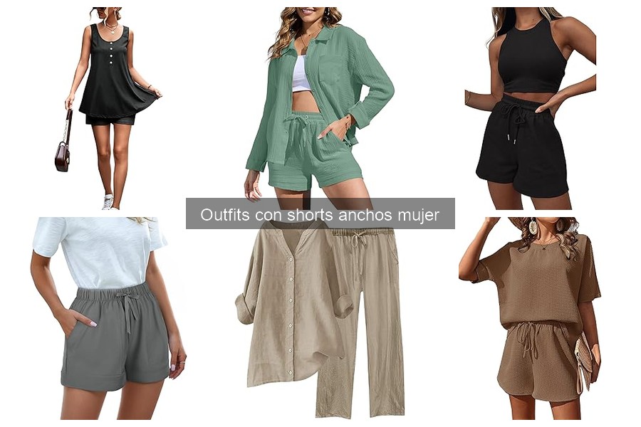 Dónde comprar los mejores shorts anchos para mujer online