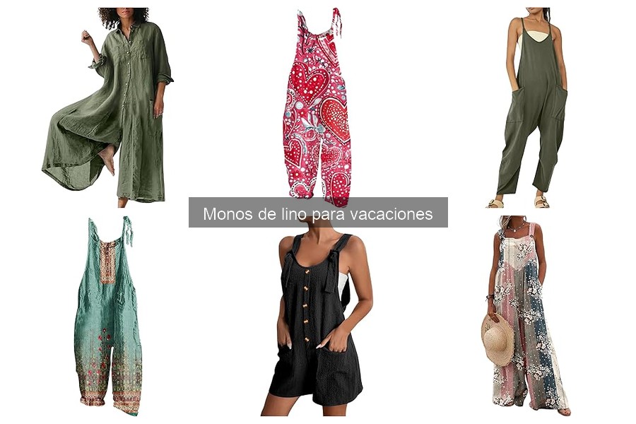Dónde comprar monos de lino para vacaciones: Mejores tiendas online