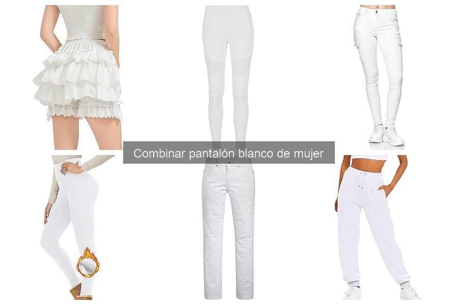 Dónde comprar pantalones blancos de mujer de calidad