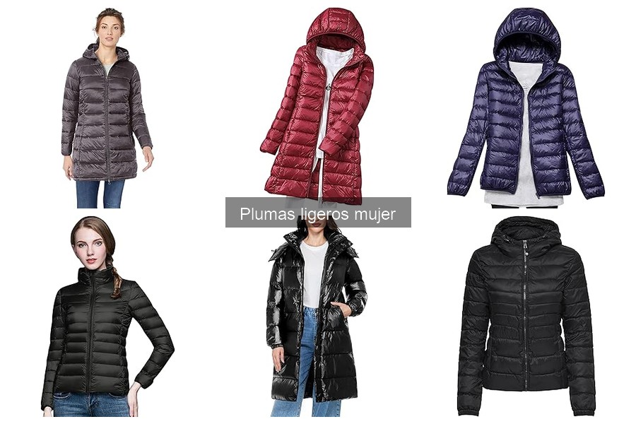 Dónde comprar plumas ligeros para mujer: precios y ofertas