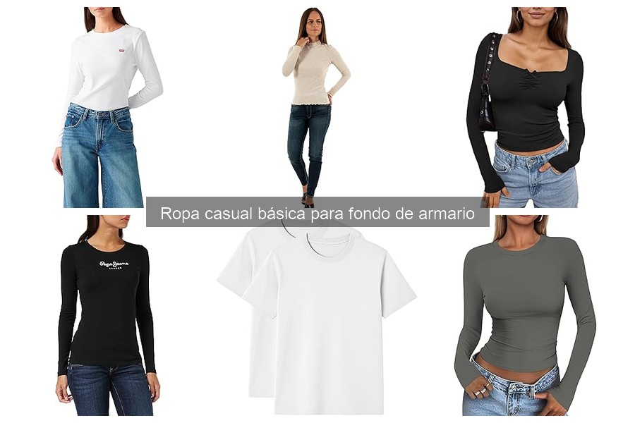Dónde comprar ropa casual básica online: Mejores tiendas