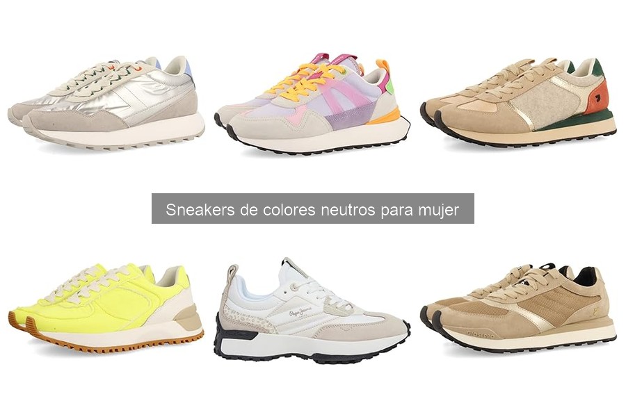 Dónde comprar sneakers de colores neutros para mujer online