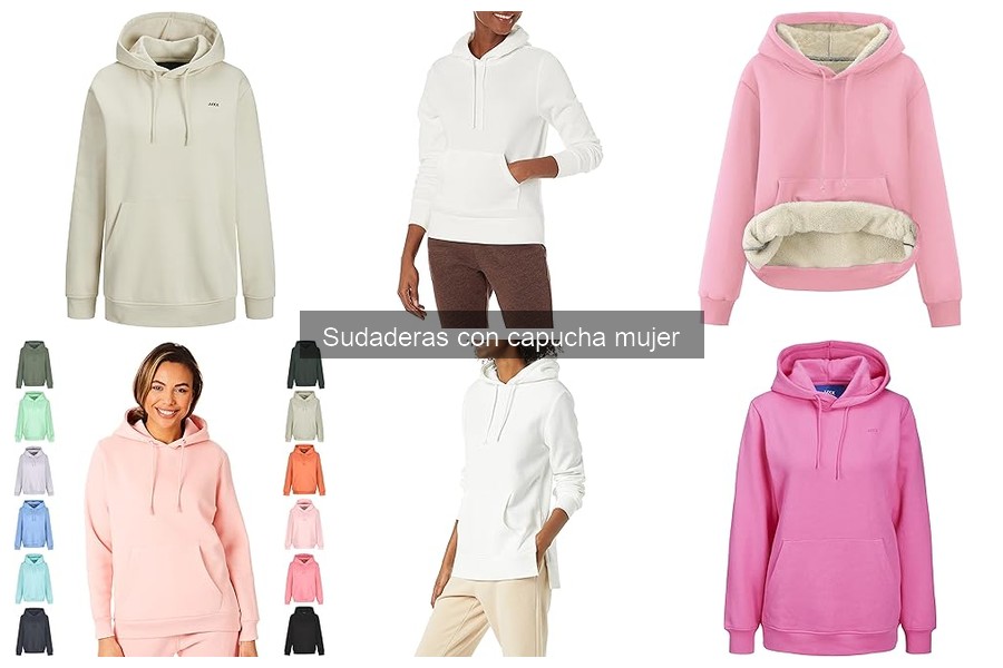 Dónde comprar sudaderas con capucha para mujer al mejor precio