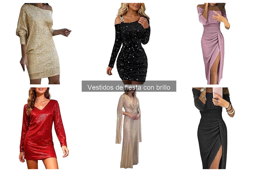Dónde comprar vestidos de fiesta con brillo online