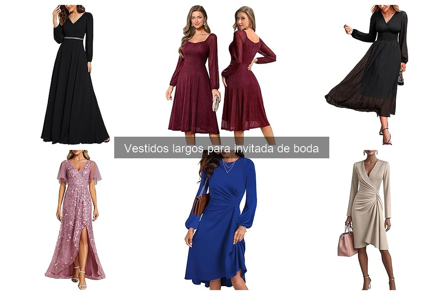 Dónde comprar vestidos largos para invitadas de boda online