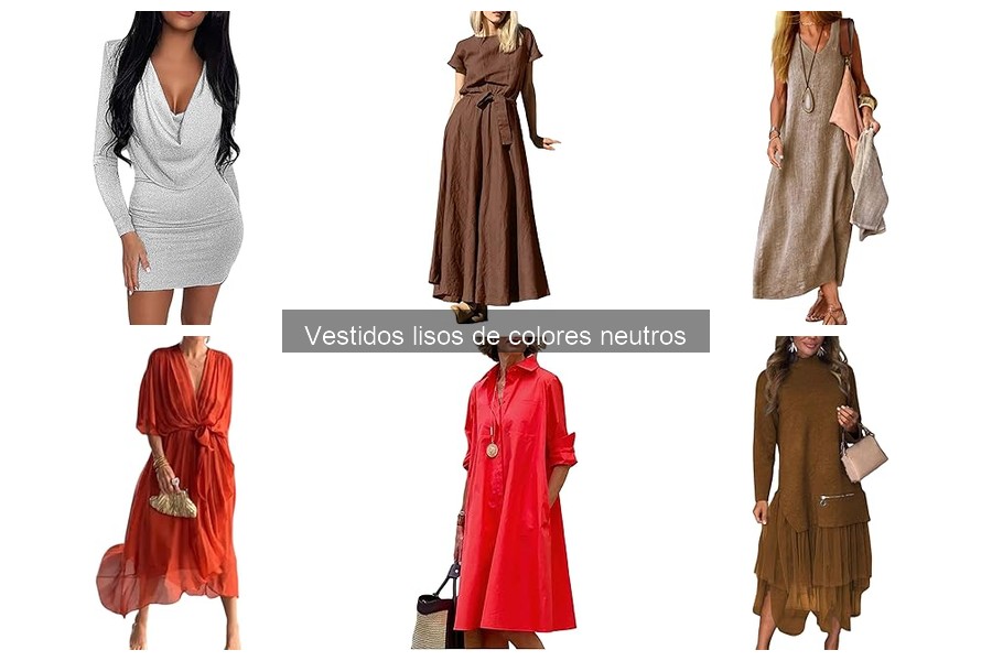 Dónde Comprar Vestidos Lenos de Colores Neutros Online