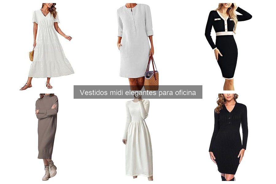 Dónde Comprar Vestidos Midi Elegantes para Oficina Online