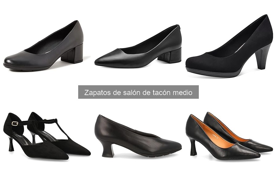 Dónde comprar zapatos de salón de tacón medio online