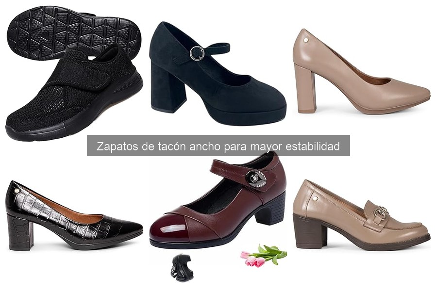 Dónde comprar zapatos de tacón ancho a buen precio