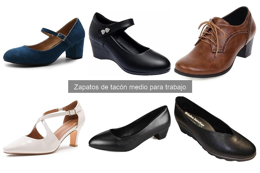 Encuentra zapatos de tacón medio para trabajo a buen precio