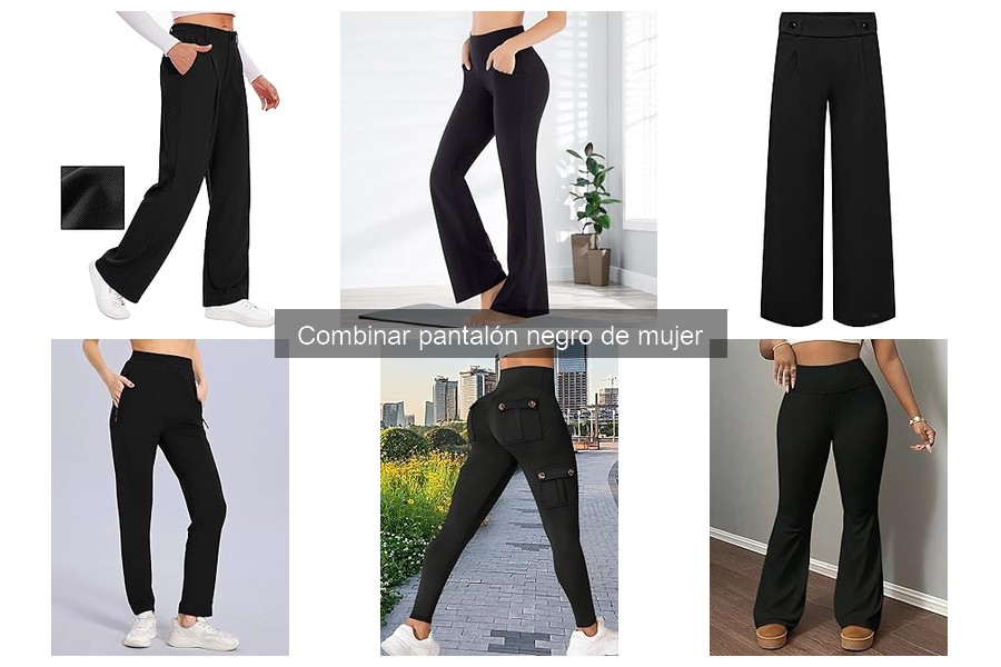 Errores comunes al combinar pantalón negro de mujer