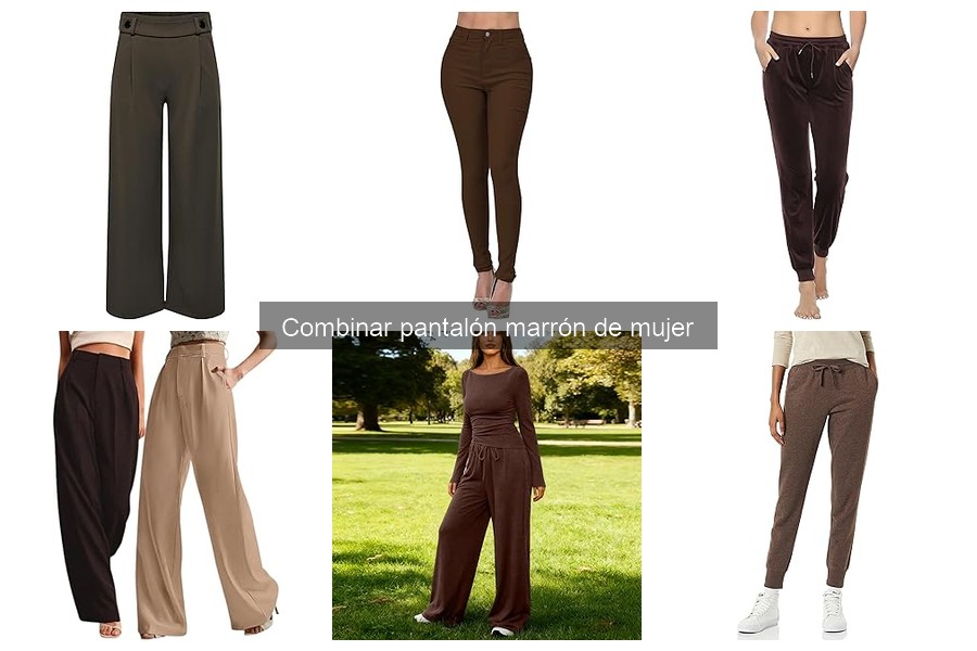Errores comunes al combinar pantalones marrones de mujer