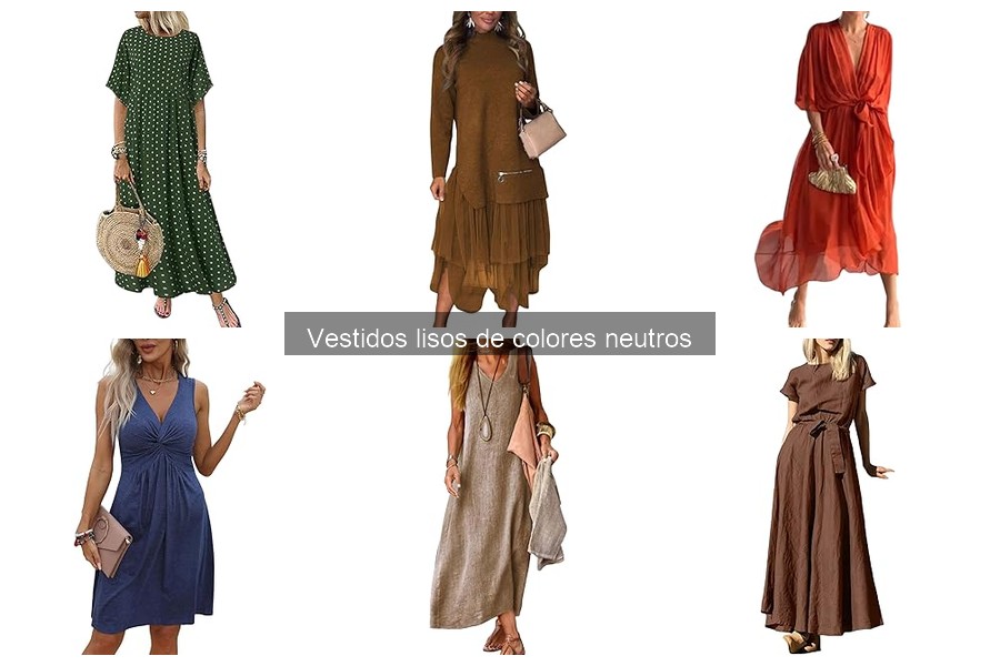Errores comunes al comprar vestidos lisos de colores neutros
