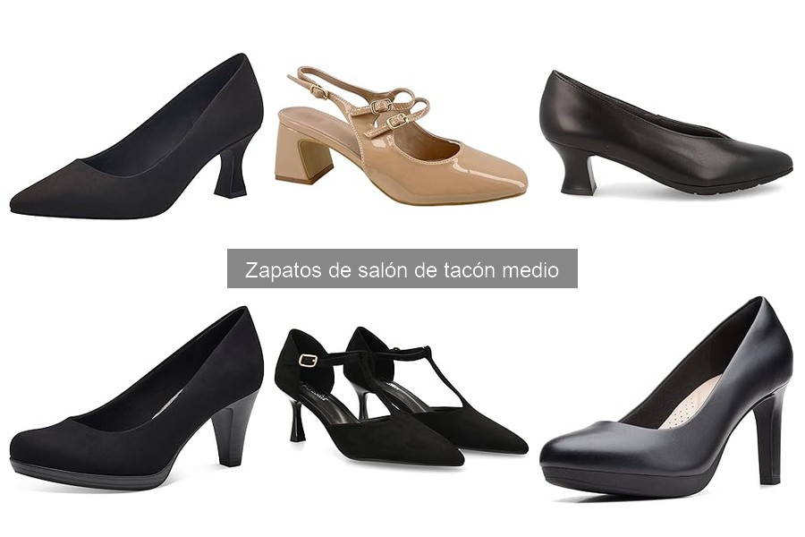 Errores comunes al comprar zapatos de salón de tacón medio