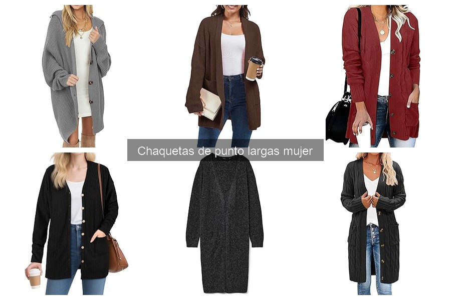 Errores comunes al elegir chaquetas de punto largas mujer