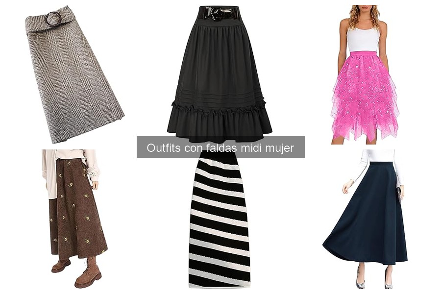 Errores comunes al usar faldas midi para mujer