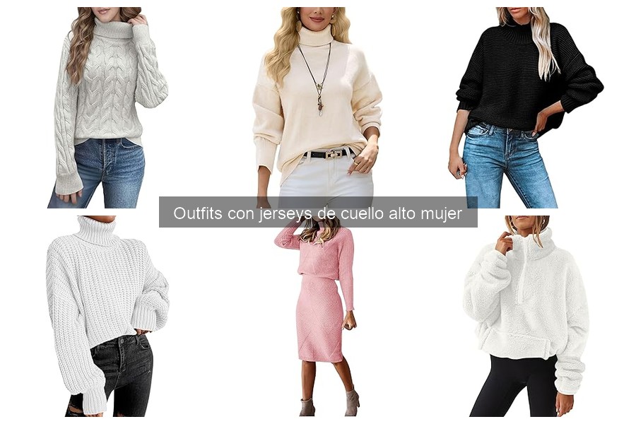 Errores comunes al usar jerseys de cuello alto mujer