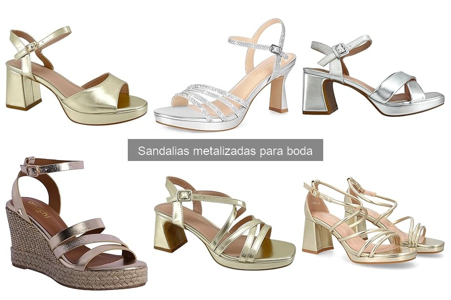 Errores comunes al usar sandalias metalizadas en bodas