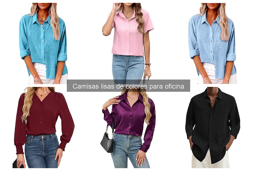 Errores comunes al vestir camisas lisas de colores en la oficina