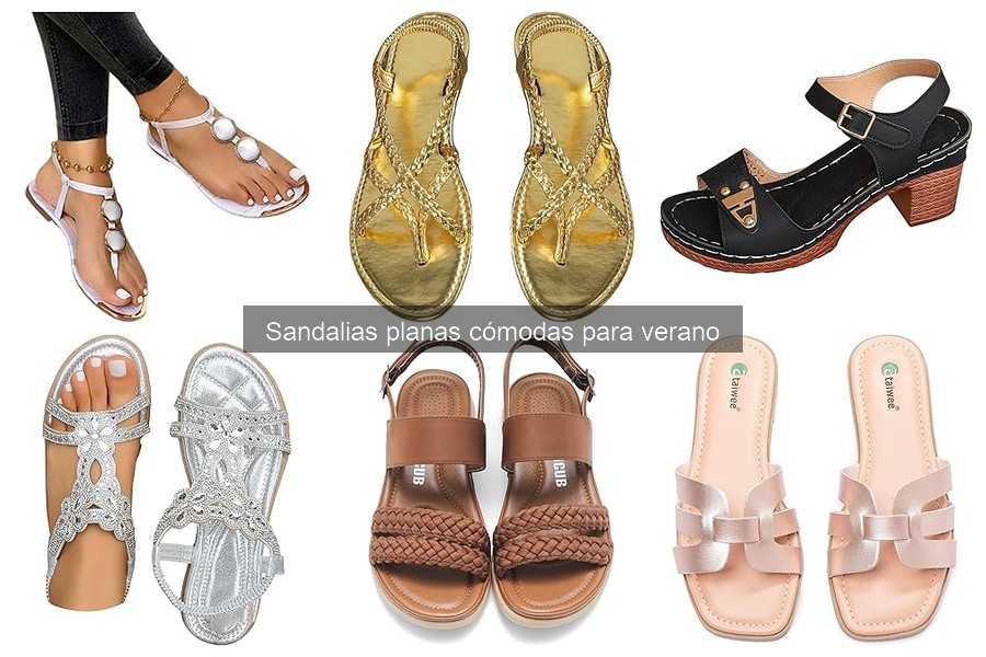 Estilo de sandalias planas cómodas para cada ocasión