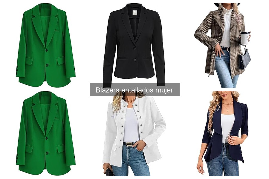 Estilos de blazers entallados para ocasiones especiales