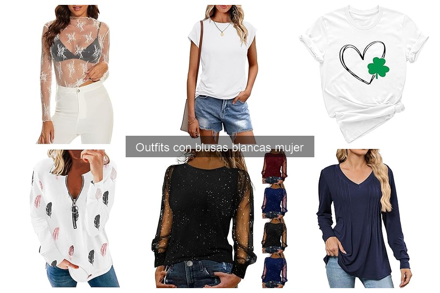 Estilos de blusas blancas para ocasiones formales