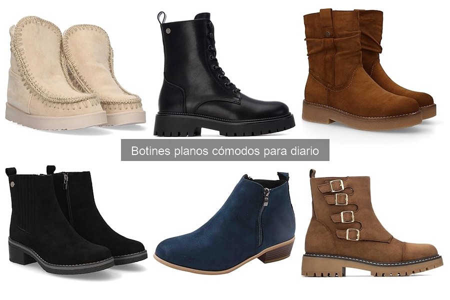 Estilos de botines planos cómodos para el otoño/invierno