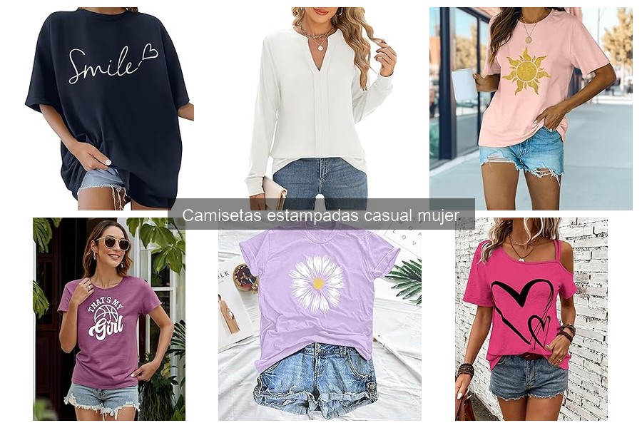 Estilos de camisetas estampadas casual para cada ocasión