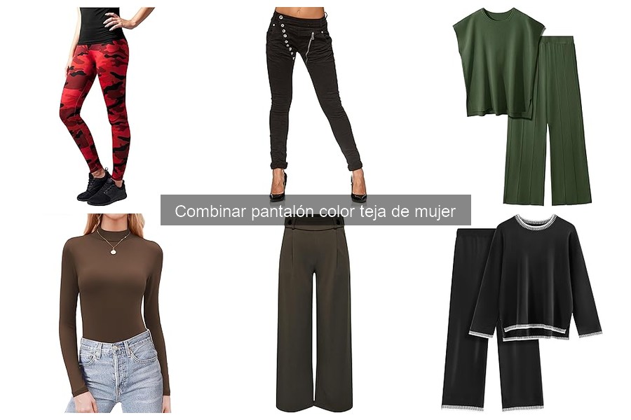 Estilos de pantalón color teja que favorecen según tu figura