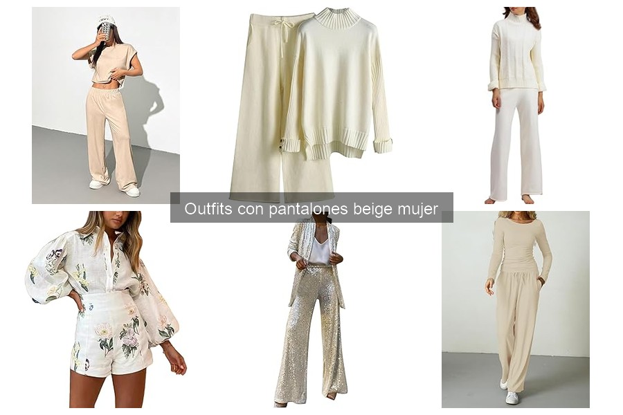 Estilos de pantalones beige para mujer: chinos y más