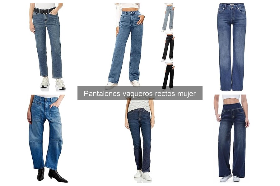 Estilos de pantalones vaqueros rectos para cada temporada