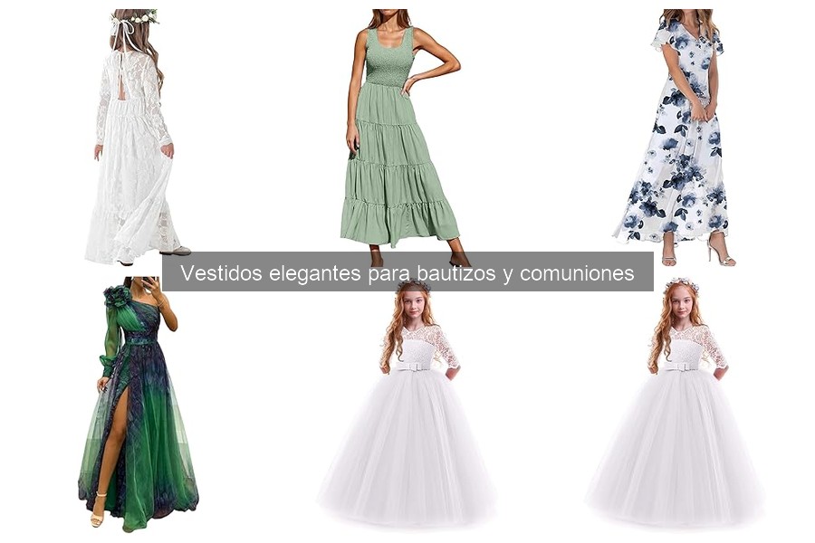 Estilos de vestidos elegantes para bautizos: Guía completa