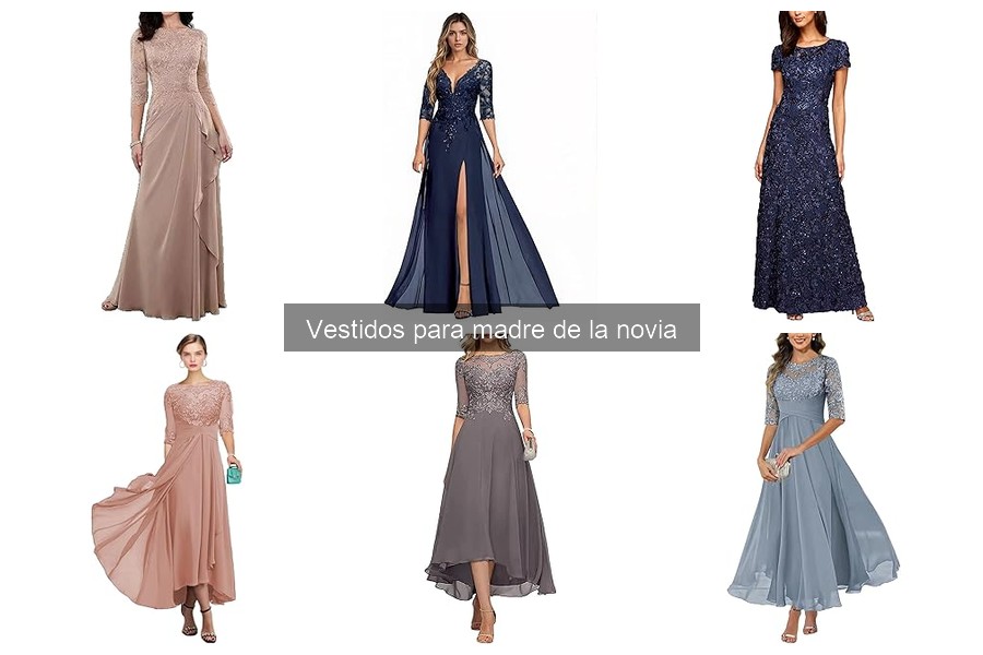 Estilos de vestidos ideales para madre de la novia